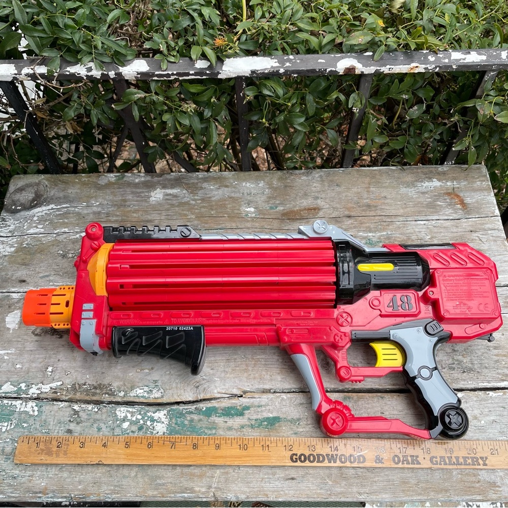 Air Zone Powerstrike 48 Toys R Us Dart Gun Flywheel High Capacity - Picture 3 of 10